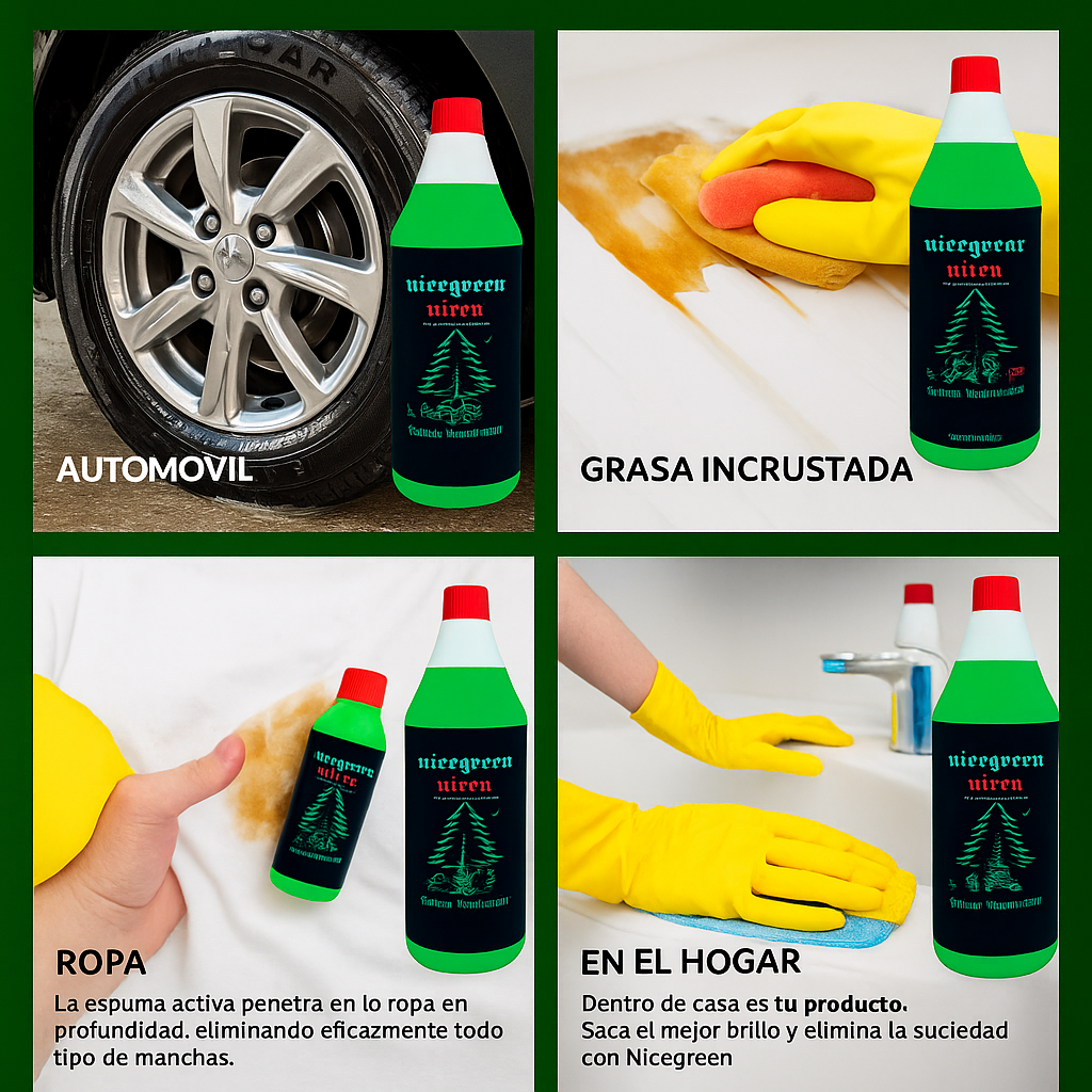 ✨Nicegreen - Limpieza total con un solo producto