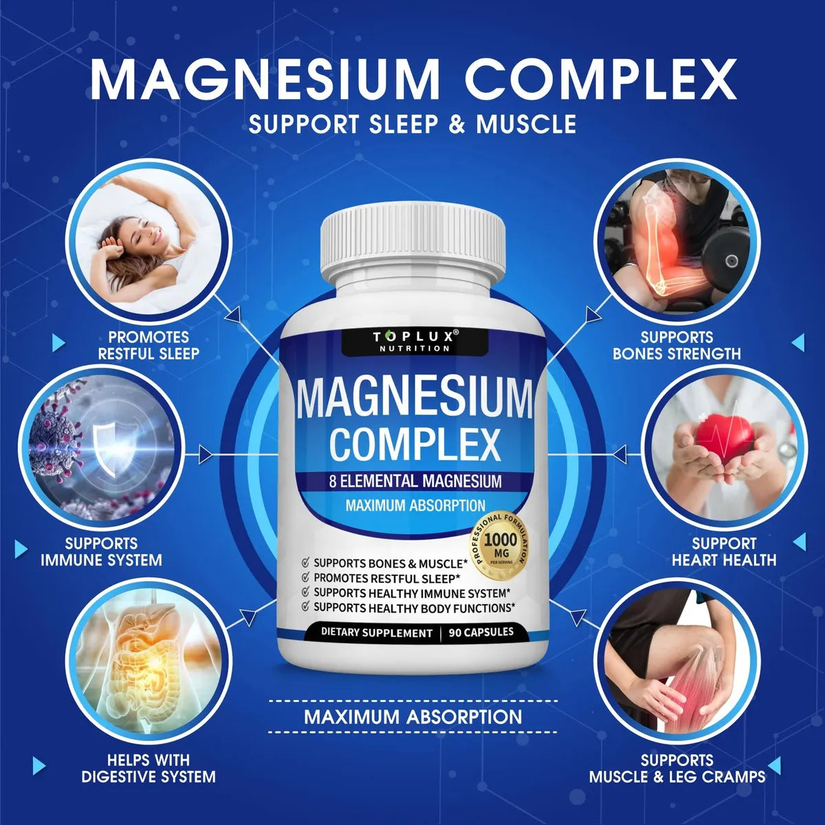 Magnesium complex - Dormí mejor. Viví mejor 💤