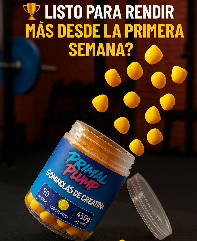 PumpGummies™ 🍋 | Creatina lista para masticar y rendir