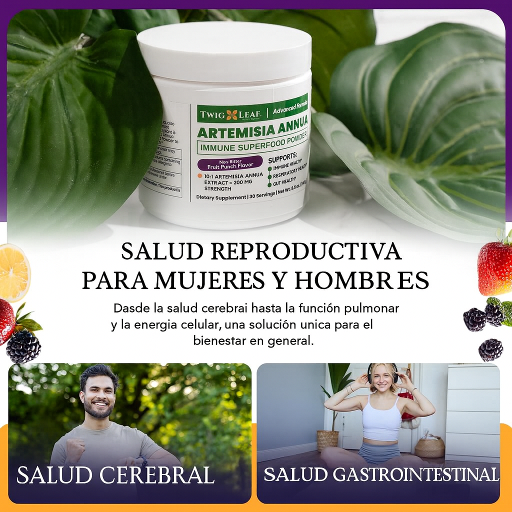 Refuerza tus defensas de forma natural con Artemisia annua