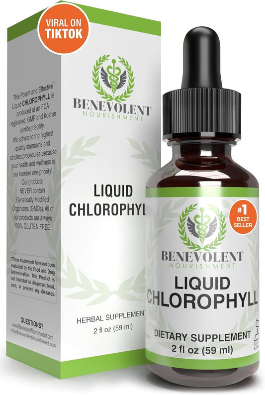 🌿 Clorofila líquida: energía natural, cuerpo fresco y defensas altas