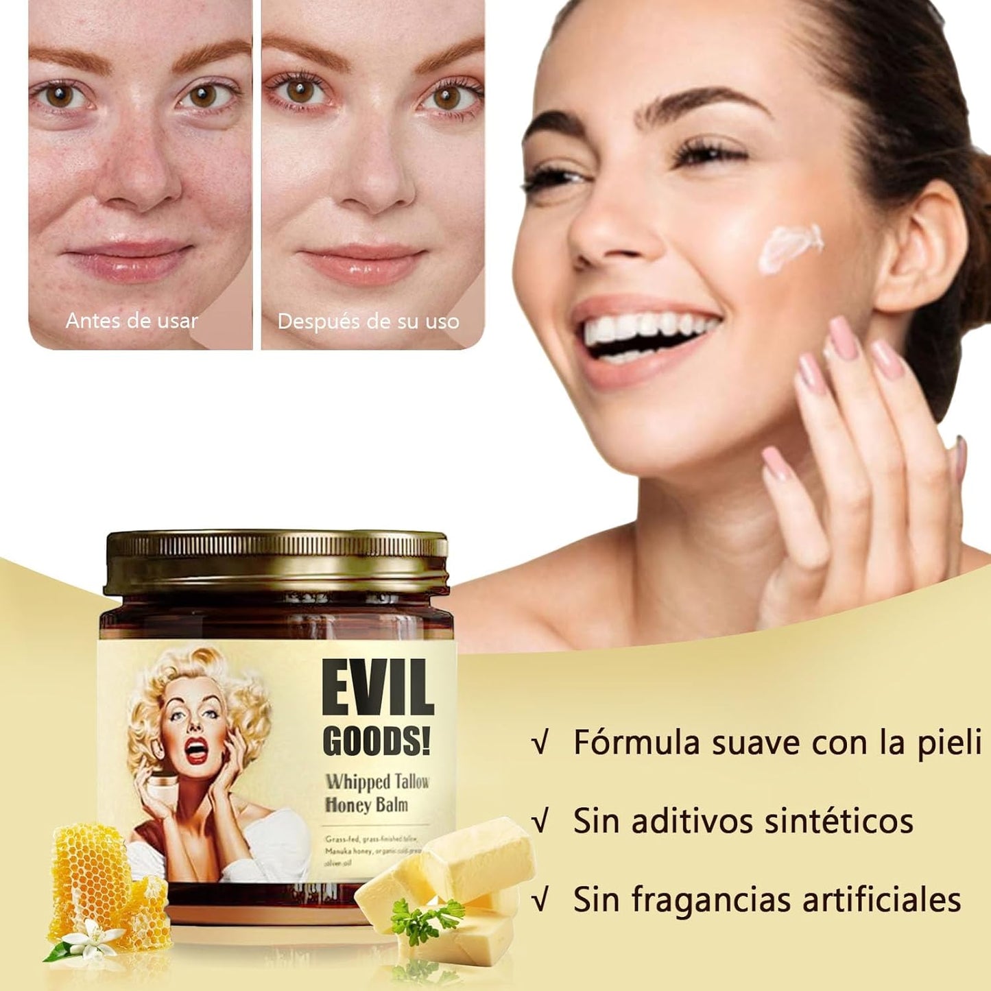 💛 Reafirma, nutre y devuelve vida a tu piel