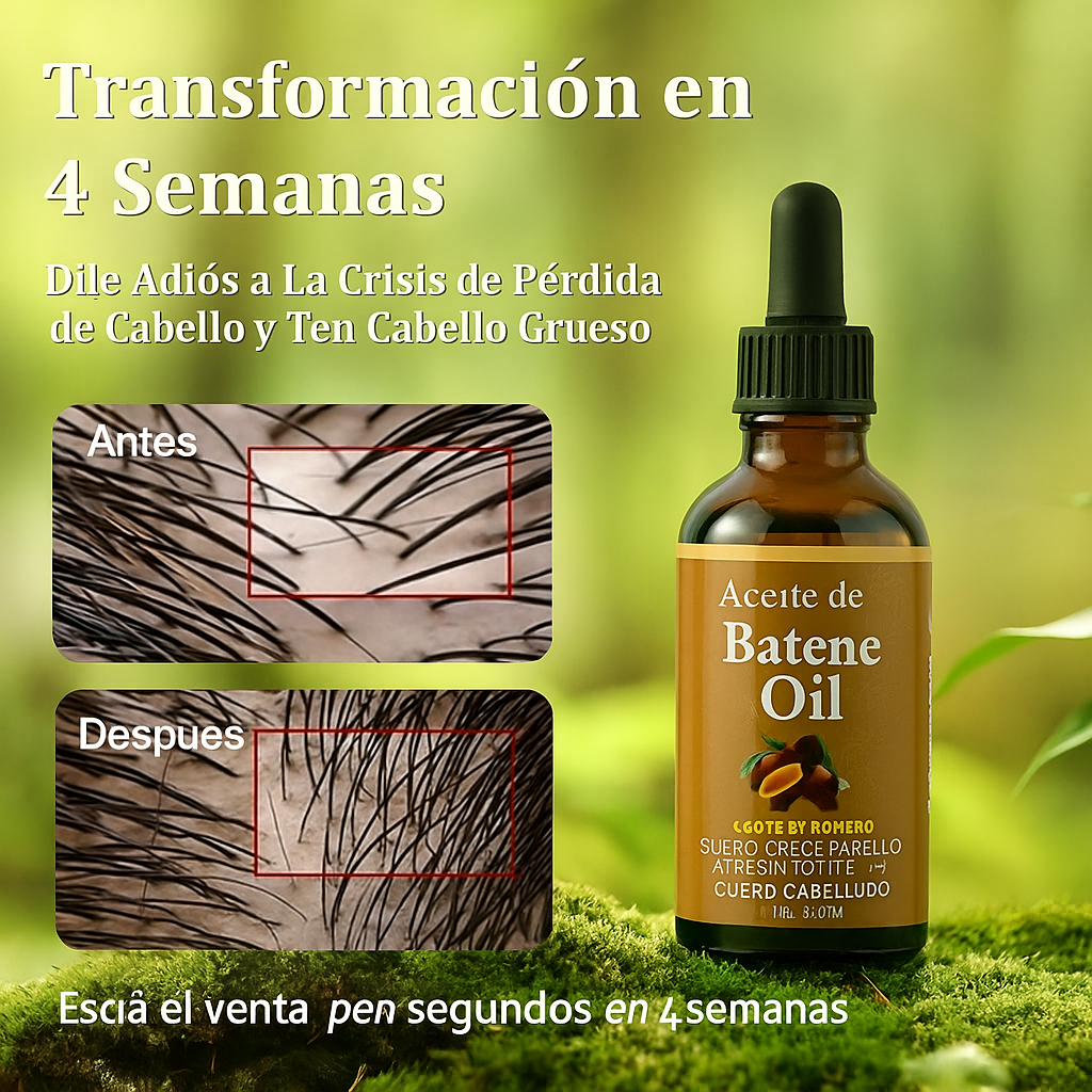 🌿 Recupera tu cabello de forma natural con Aceite Puro de Batana