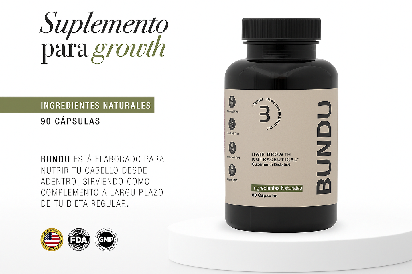 Recupera tu confianza con cabello más fuerte y visible