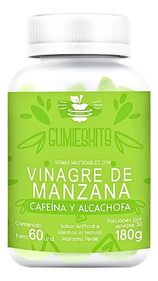 🍎 Baja la barriga de forma natural y sin esfuerzo con gomitas de vinagre de manzana