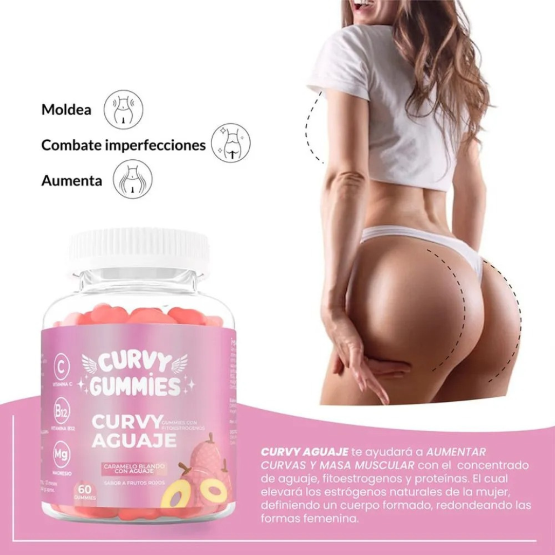 CURVY GUMMIES - Realza tus curvas con cada gomita 🍑