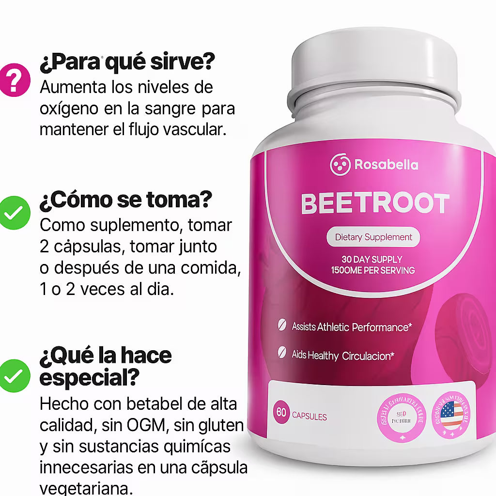 ❤️BEETROOT - Circulación fuerte, corazón sano y energía diaria