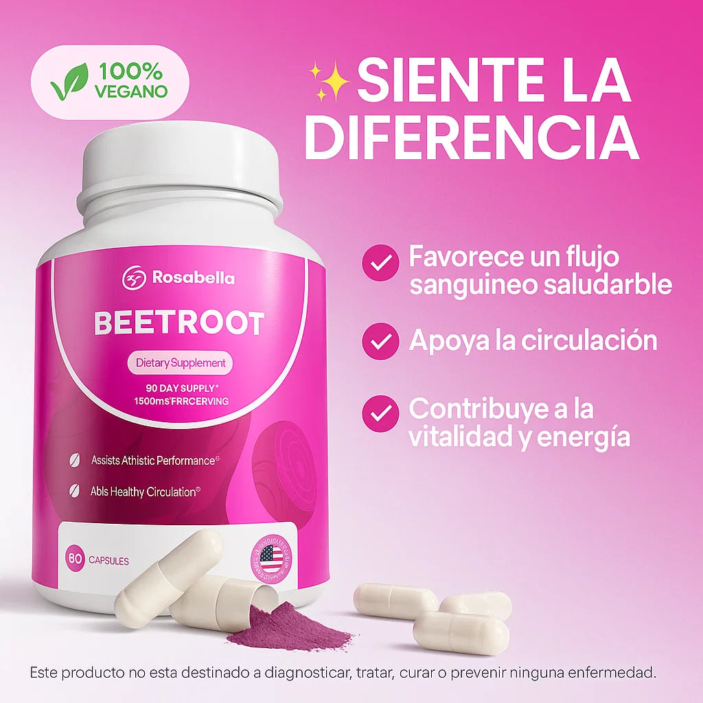 ❤️BEETROOT - Circulación fuerte, corazón sano y energía diaria