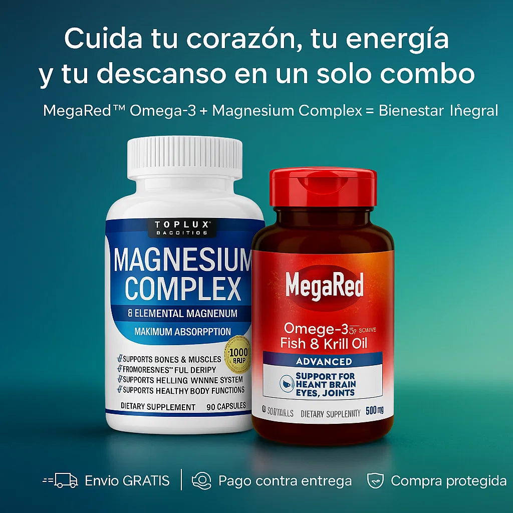 Cuida tu corazón, tu energía y tu descanso en un solo combo.