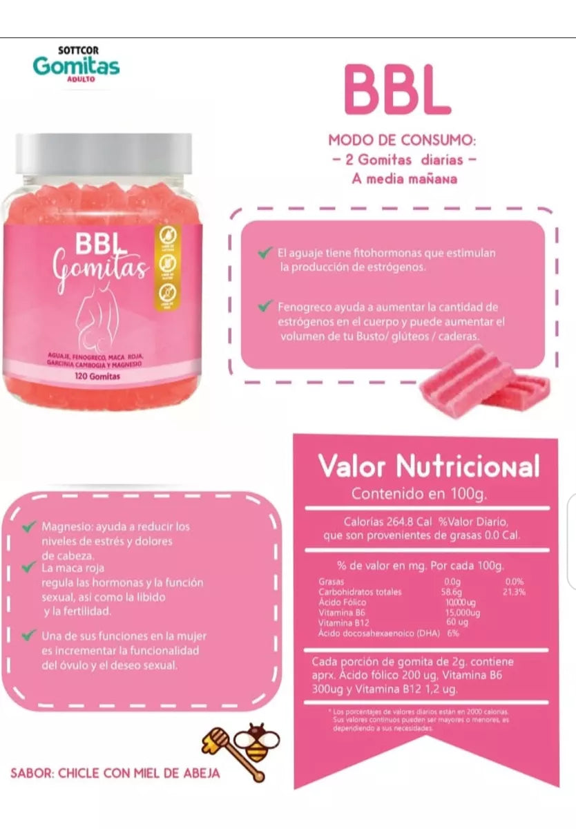 BBL GUMMIES® - Realza tus curvas con cada gomita 🍑🍑