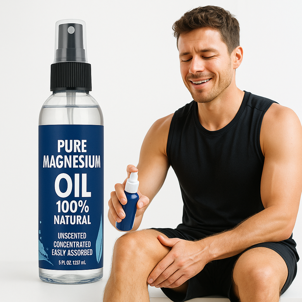 💪 Elimina dolores musculares y calambres con Aceite de Magnesio