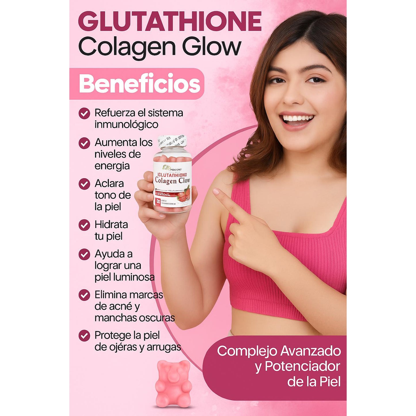 Gluta Colagen -  Piel clara, firme y sin manchas