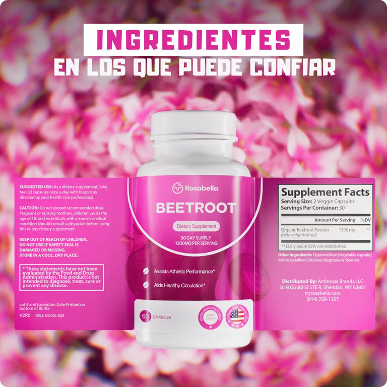 ❤️BEETROOT - Circulación fuerte, corazón sano y energía diaria