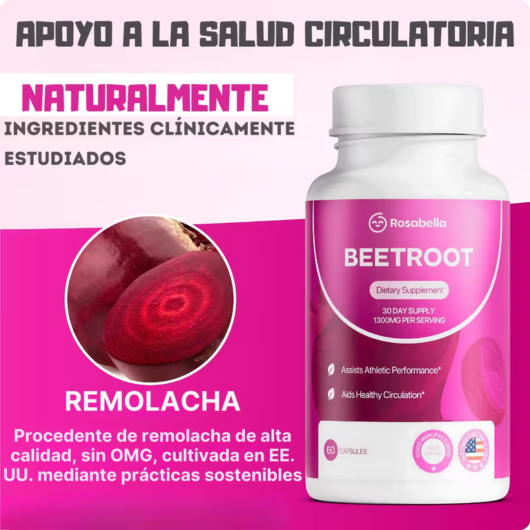 ❤️BEETROOT - Circulación fuerte, corazón sano y energía diaria