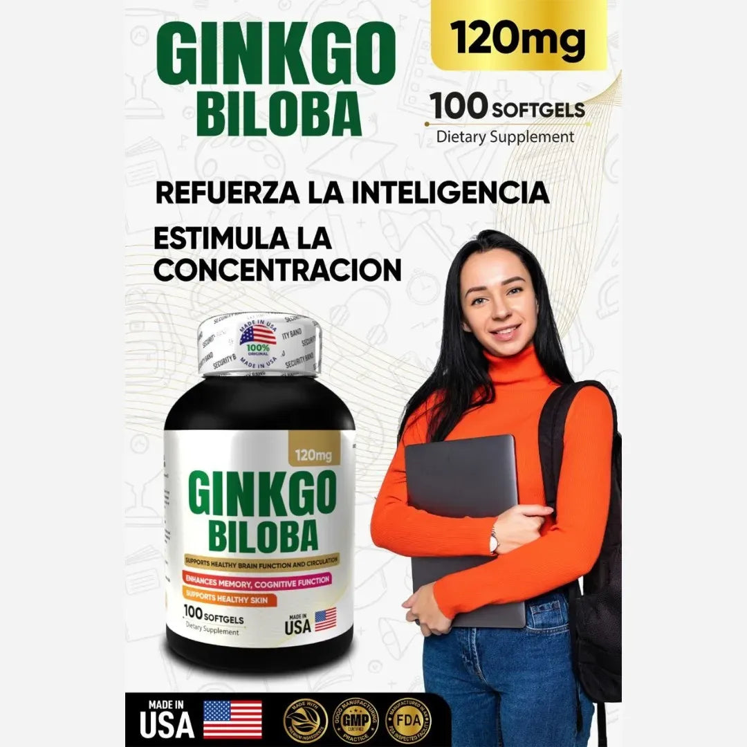 Recupera tu memoria y concentración con la fuerza natural del Ginkgo Biloba