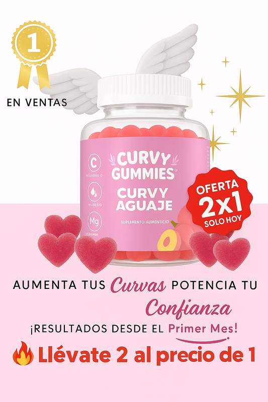 CURVY GUMMIES - Realza tus curvas con cada gomita 🍑