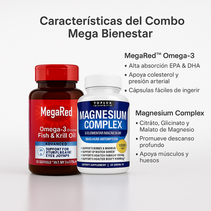 Cuida tu corazón, tu energía y tu descanso en un solo combo.