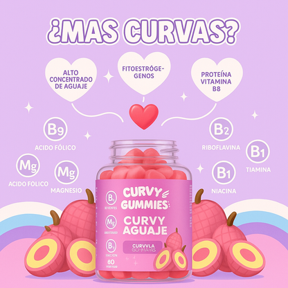 CURVY GUMMIES - Realza tus curvas con cada gomita 🍑