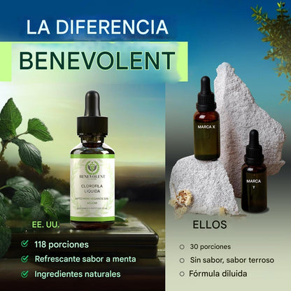 🌿 Clorofila líquida: energía natural, cuerpo fresco y defensas altas