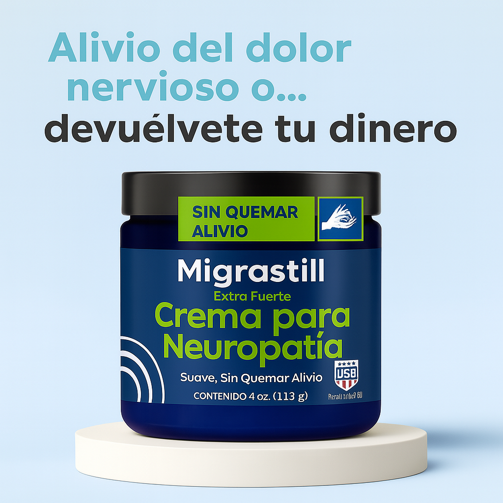 🔵 Alivio rápido para molestias nerviosas e inflamación