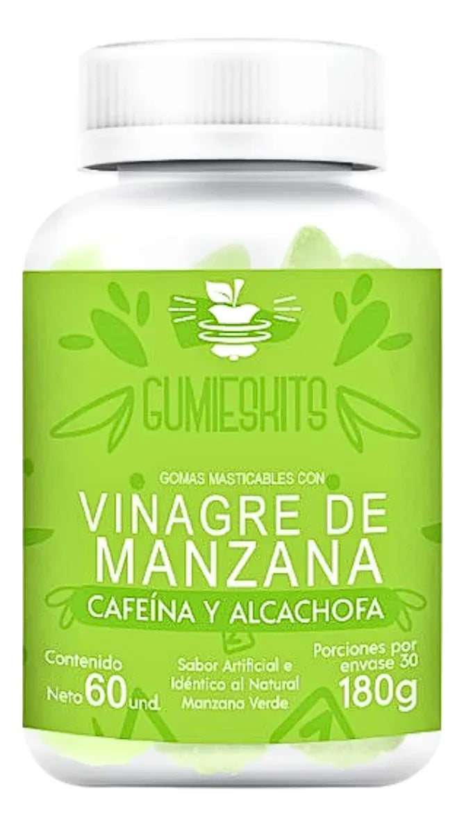 🍎 Baja la barriga de forma natural y sin esfuerzo con gomitas de vinagre de manzana