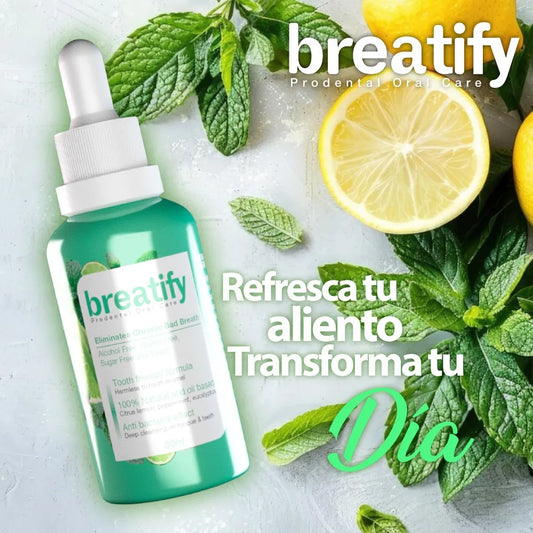BREATIFY ⚡ | Aliento fresco con dos gotas