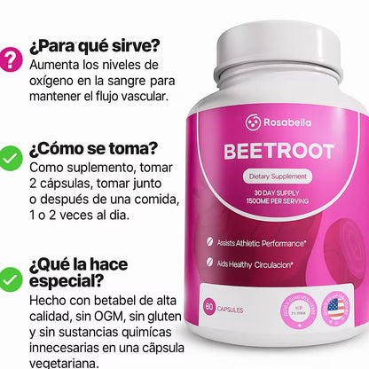 ❤️BEETROOT - Circulación fuerte, corazón sano y energía diaria