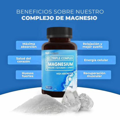 🧘♂️ Relájate, duerme mejor y fortalece tu cuerpo con Triple Magnesio